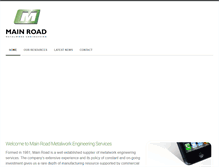 Tablet Screenshot of mainroadsheetmetal.com